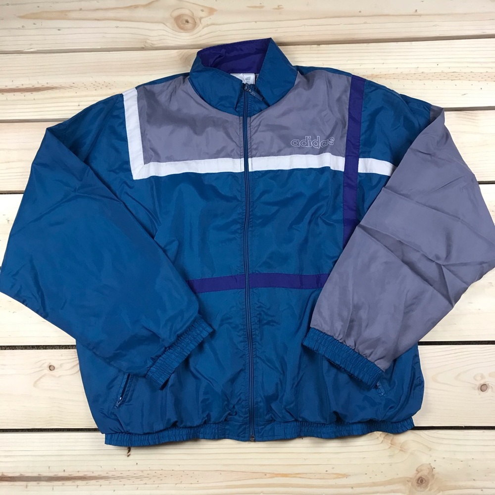 Vintage Adidas Trefoil Windbreaker - Picture 2 of 5